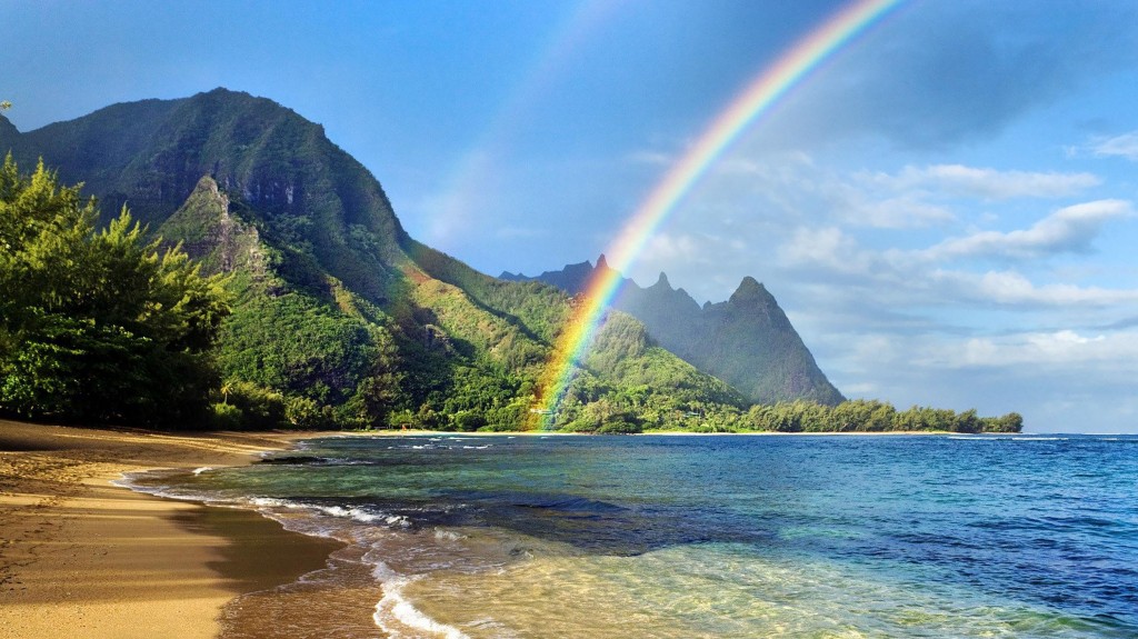 hawaii rainbow - Adventure in Oneness with Rikka Zimmerman